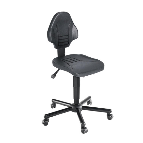  Meychair Chair with castors, W13-TR-PU; PU black 