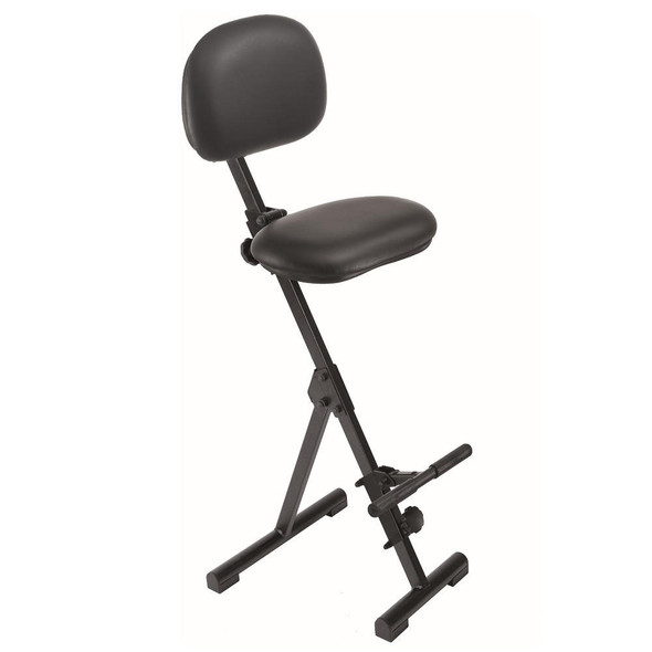  Meychair Sit-Stand, AF-SR-KL-AH;imit.leather black 