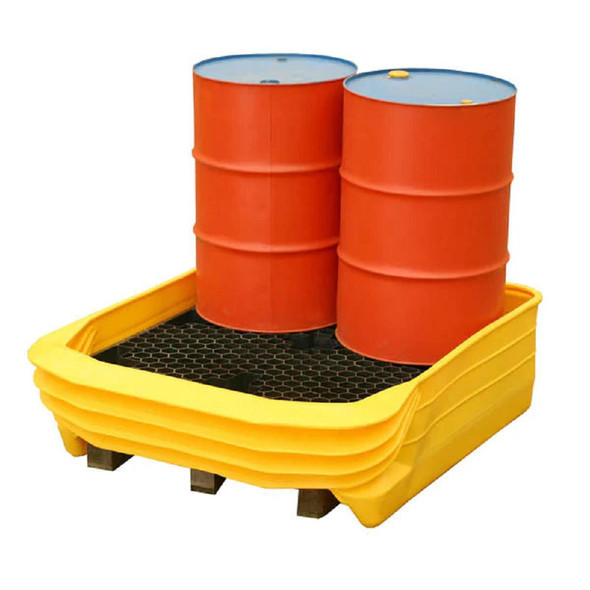 TSL Approved Pallet Converter converts standard euro pallet into drum bunded spill pallet 