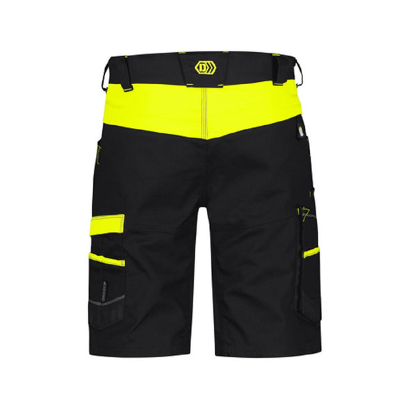 Dassy DASSY MANILLA Shorts Black/Fluo Yellow 