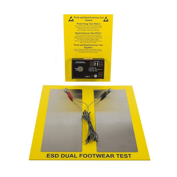 TSL Approved Dual ESD Footwear and Wrist Strap Tester 