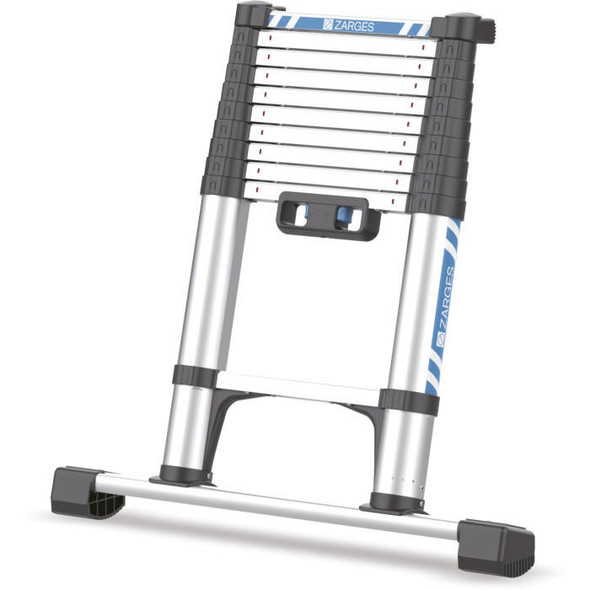  ZARGES Compactstep L Telescopic Ladder with Stabiliser Bar 