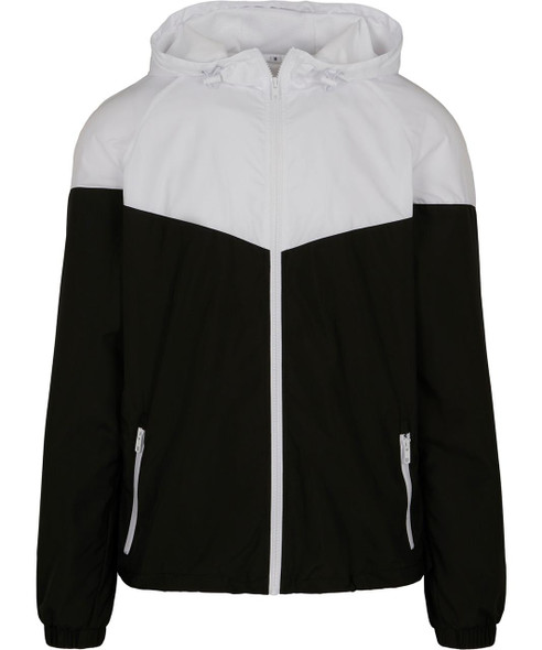 Build Your Brand BY129 Two Tone Tech Wind Runner Jacket Unisex 