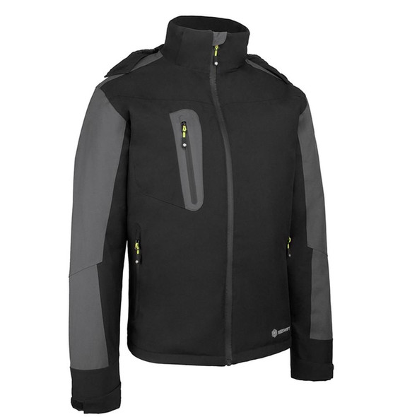 BeeSwift Beeswift Padded Rain Jacket Black/Grey BeeSwift Beeswift Padded Rain Jacket Black/Grey