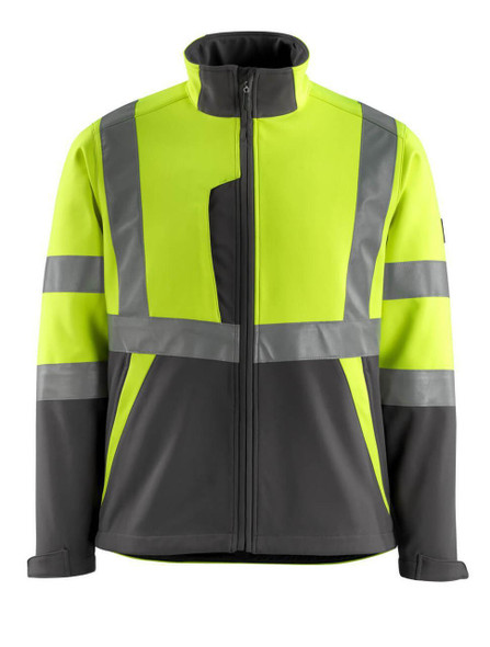  Mascot® Safe Light Kiama Softshell jacket, Hi Vis Yellow/Dark Anthracite (AS) 