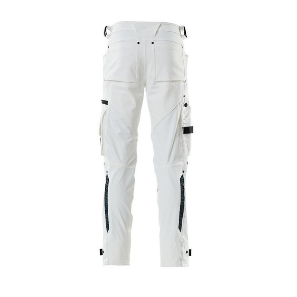  Mascot® Advanced Trousers with Kevlar Kneepad Pockets , White (AS) 