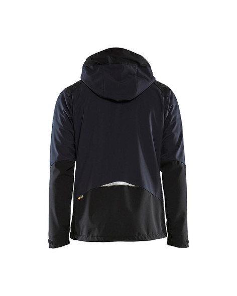  Blaklader Softshell jacket Dark navy/Yellow (AS) 