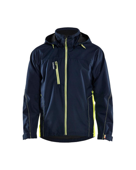  Blaklader Shell jacket Dark navy/Hi-vis Yellow (AS) 
