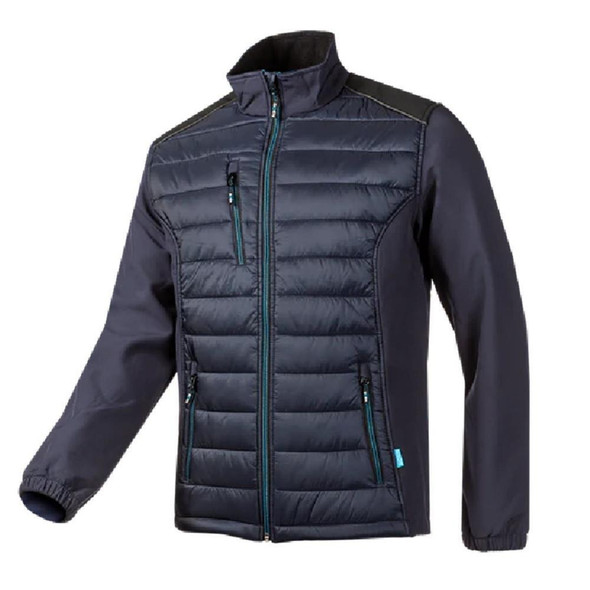  Sioen Crosby Quilted jacket with softshell, Navy blue (AS) 