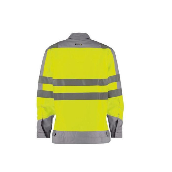  DASSY Franklin Hi Vis Work Jacket Multinorm Yellow/Grey (AS) 