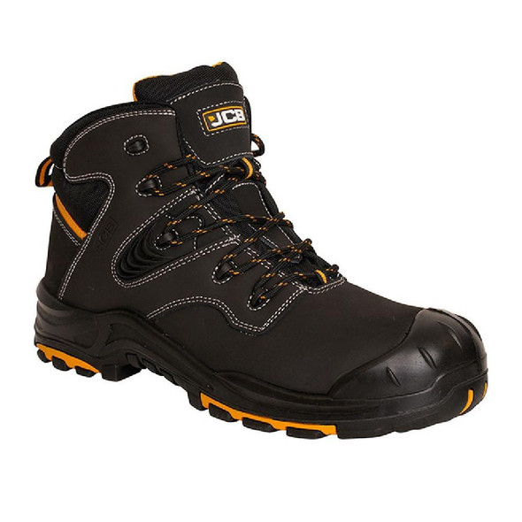  JCB Backhoe Safety Boot, Black 