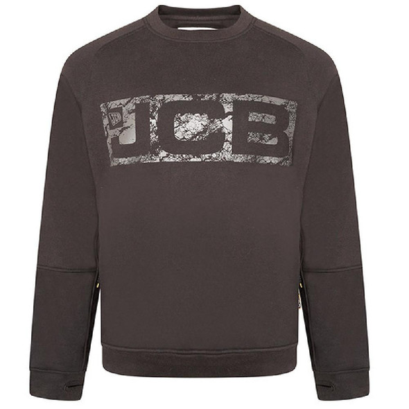  JCB Trade Crew Sweatshirt, Black 