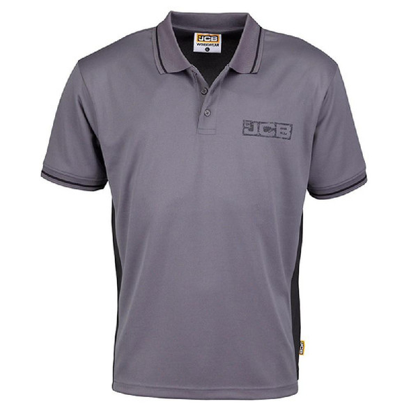  JCB Workwear Trade Polo, Grey/Black 