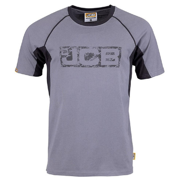  JCB Workwear Trade T-Shirt, Black/Grey 
