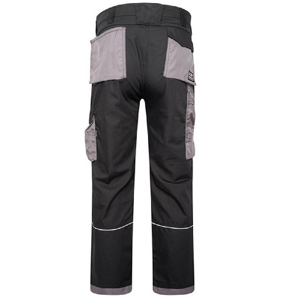  JCB Workwear Trade Rip Stop Trouser, Black/Grey 