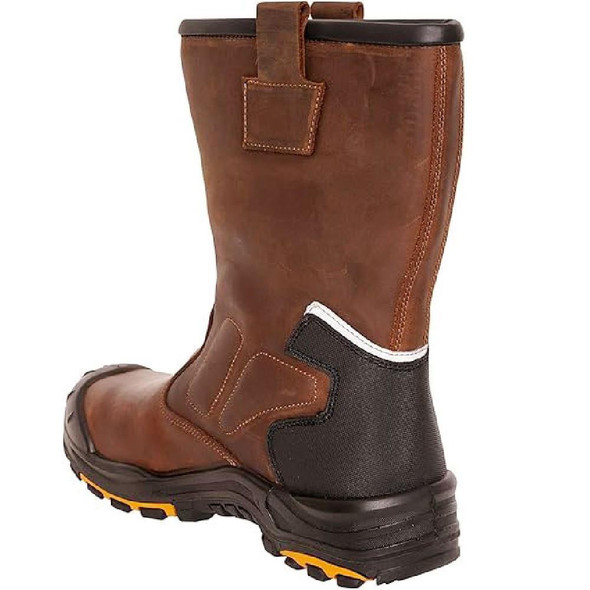 JCB Workwear Denstone Rigger Boot, Brown   JCB Workwear Denstone Rigger Boot, Brown