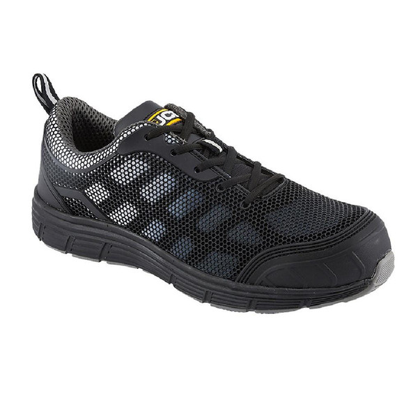  JCB Workwear Cagelow Safety Trainer, Black 