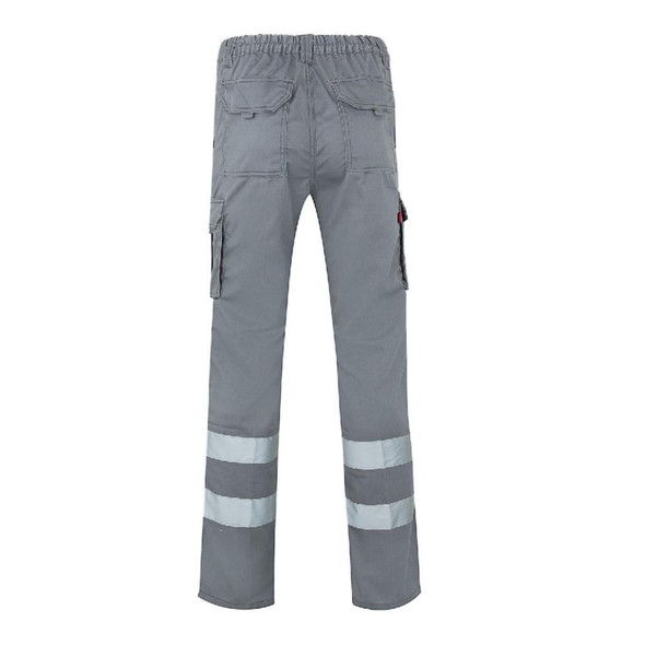  Velilla Multi-Pocket Stretch Trousers With Reflective Tape, Grey 