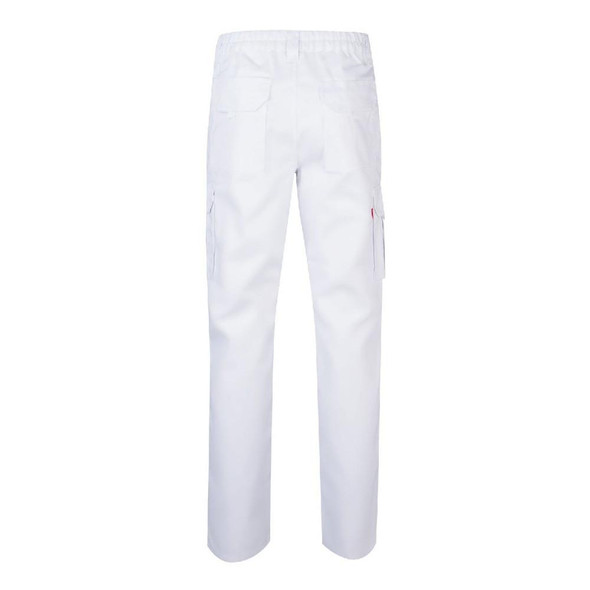  Velilla Multi-Pocket Trousers , White 