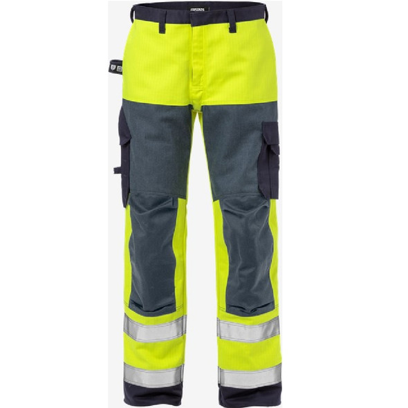 Fristads Flame High Vis Trousers Class 2 2585 FLAM