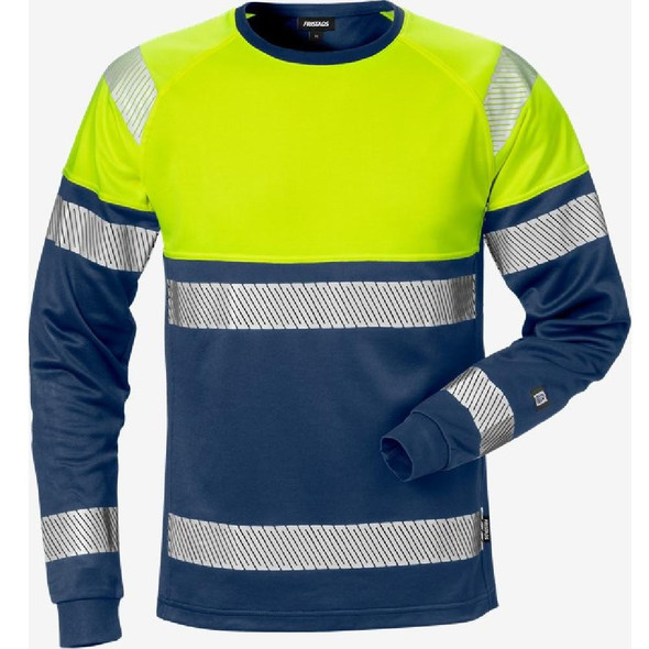  Fristads High Vis Long Sleeve T-Shirt Class 1 7519 THV 
