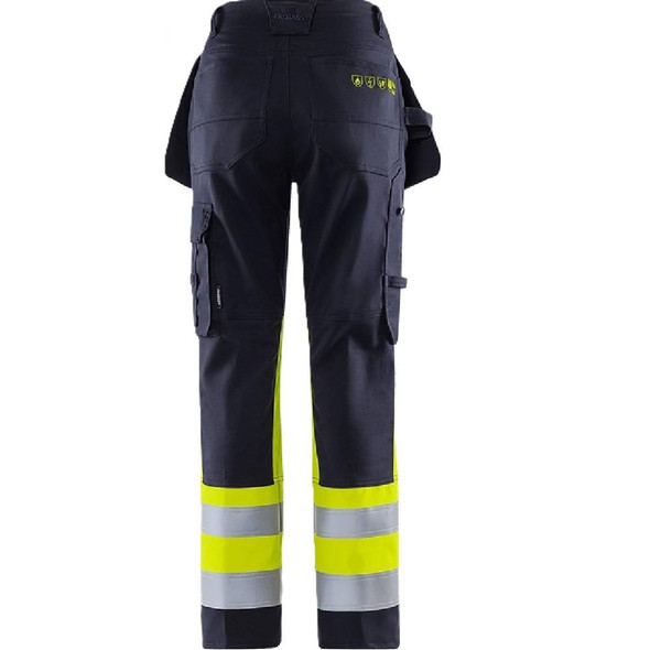  Fristads Flamestat High Vis Craftsman Stretch Trousers Woman Class 1 2171 ATHF 