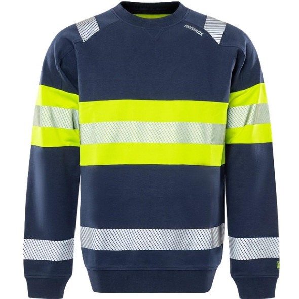  Fristads High Vis Sweatshirt Class 1 7530 GKC 