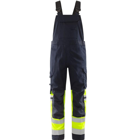  Fristads Flamestat High Vis Stretch Bib'N'Brace Class 1 2168 ATHF 