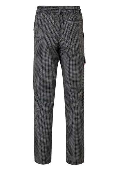  Velilla Multi-Pocket Checkered Chef Trousers, Checkered (AS) 