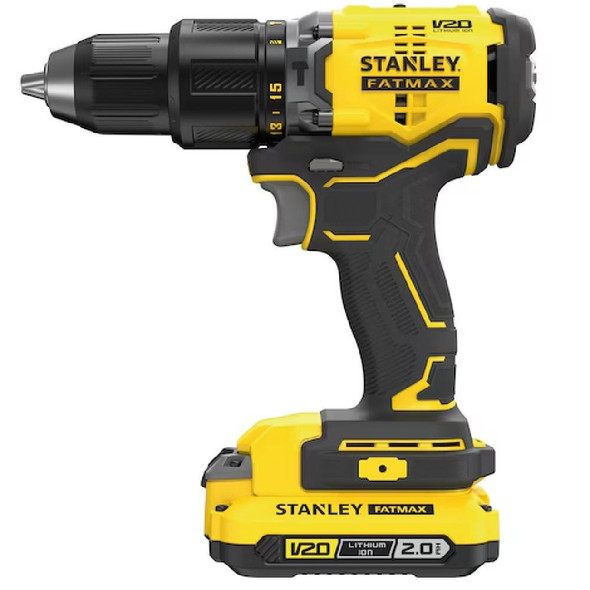  Stanley 18V V20 Brushless Hammer Drill Driver - 2.0Ah Kit 