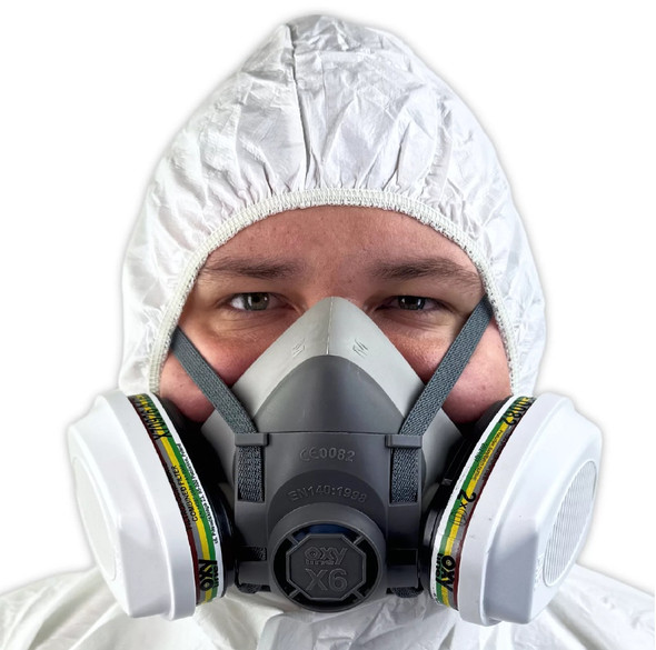 Oxyline OxyPro X6 half mask TPR rubber (bayonet) Medium