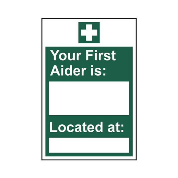 TSL Approved Safety Signs: First Aid & Treatment First Aid 