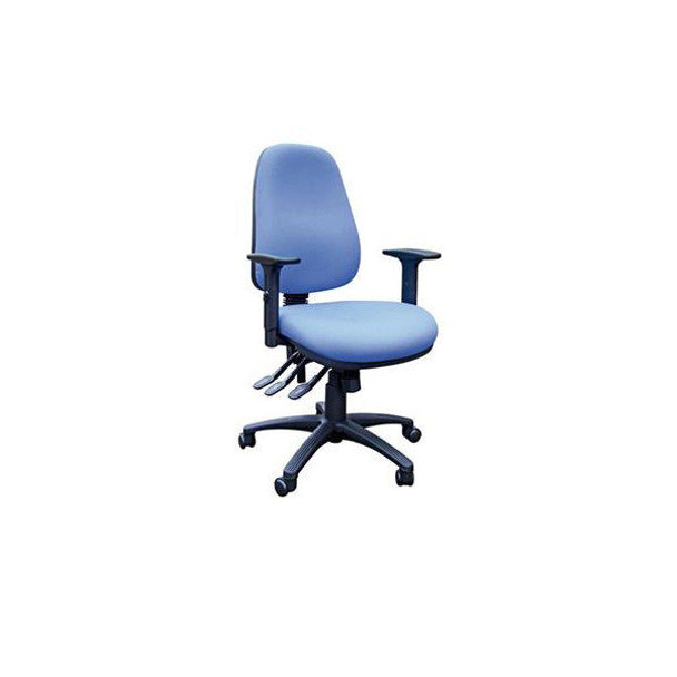 TSL Approved Orthopaedic Office Chair with Height Adjustable Arms 