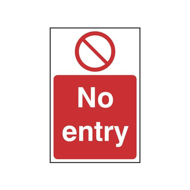 TSL Approved Safety Signs: Restricted Access / General No Entry 