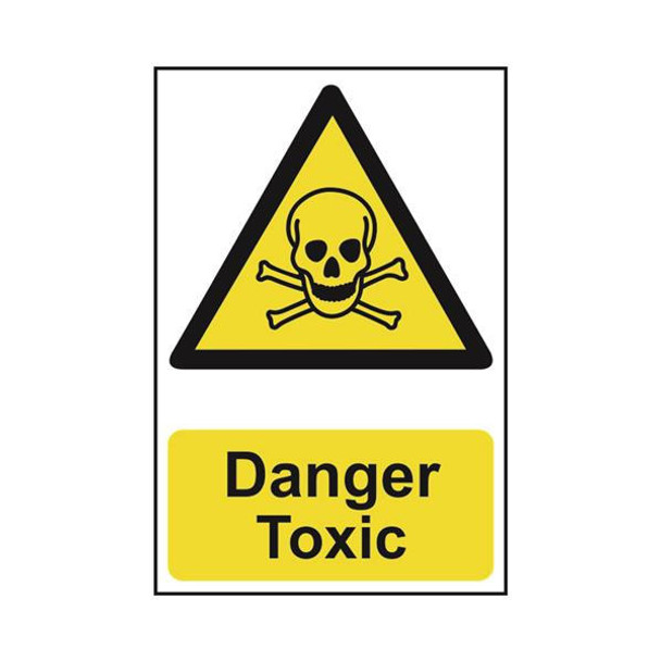 TSL Approved Safety Signs: Hazard Warnings Danger Toxic 