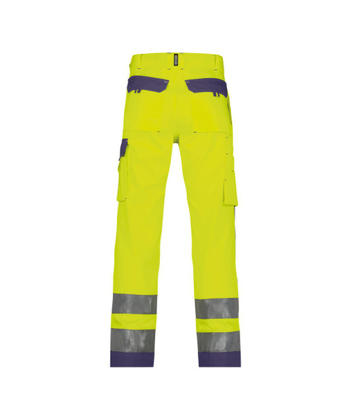 DASSY Buffalo (200431) High visibility work trousers with knee pockets Yellow/Navy   DASSY Buffalo (200431) High visibility work trousers with knee pockets Yellow/Navy