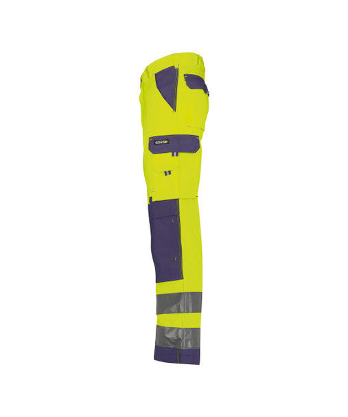 DASSY Buffalo (200431) High visibility work trousers with knee pockets Yellow/Navy   DASSY Buffalo (200431) High visibility work trousers with knee pockets Yellow/Navy