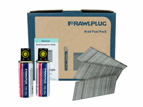  Rawlplug Angled Brads - Galvanised with Gas (2000/2 Per Box) 