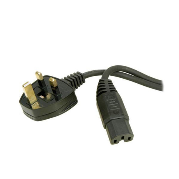 TSL Approved Mains Power Cable Lead 1m (Kettle Type) 