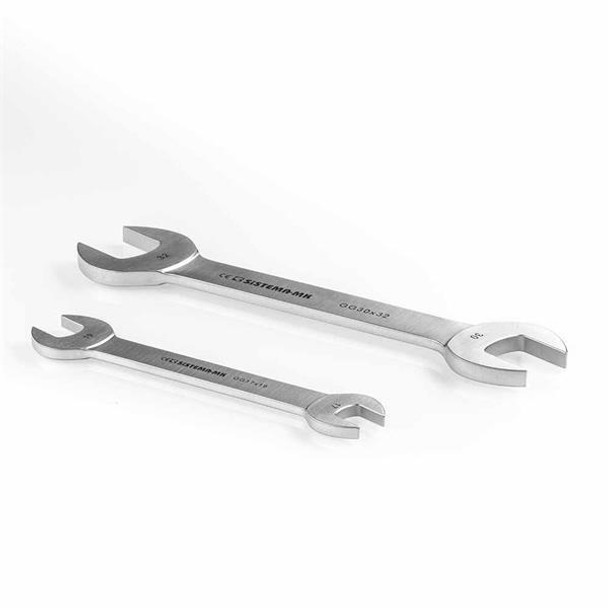 Sistema-MK Sistema High Grade Stainless Steel Open End Wrench Set 9 Piece 