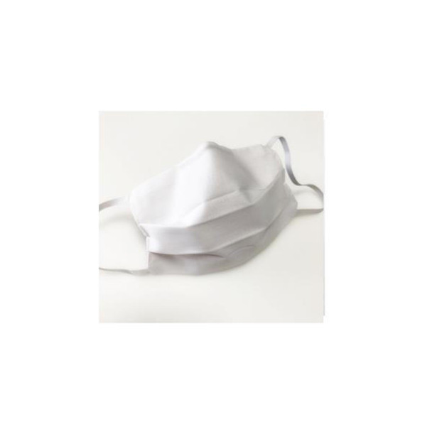 TSL Approved Reusable White 2 Layer Cotton Mask 