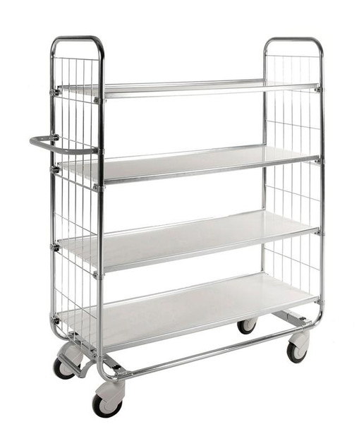  Kongamek CL Trolley with Central Locking 4 Shelves 