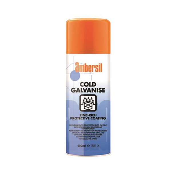 Ambersil Cold Galvanise Zinc-Rich Protective Coating 400ml 