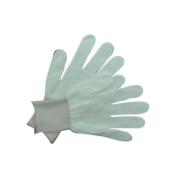 TSL Approved White Nylon Knitted Glove 