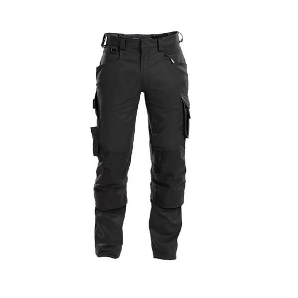 Dassy DASSY Dynax 200980 Work trousers w/ stretch & knee pockets Black 