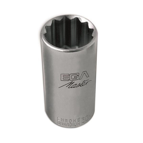 EGA Master Ega Master Long Socket Wrench 3/8" Drive 12 Point 