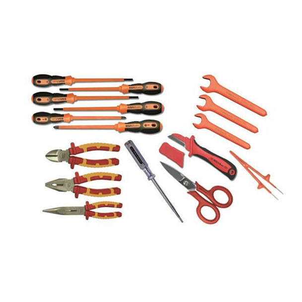 EGA Master Ega Master Electricians Tool Set 16 Piece 