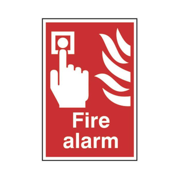 TSL Approved Safety Signs: First Extinguisher & Equipment Fire Alarm 