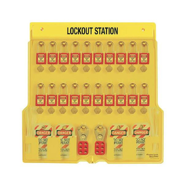 Master Lock Lock Out Station / Tag Station 