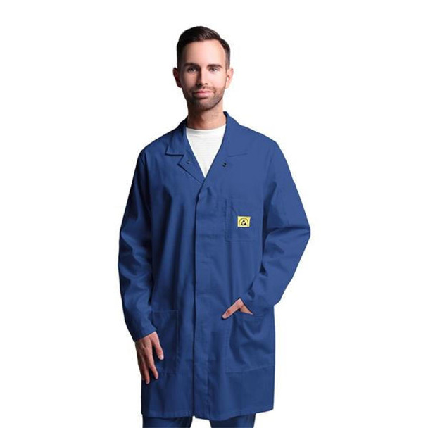 TSL Approved ESD Standard Coat Navy 